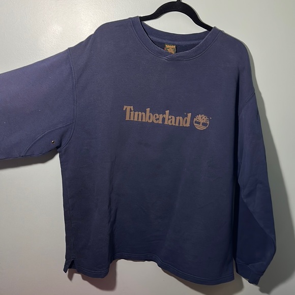 Timberland Other - Vintage Timberland weathergear navy blue men’s sweatshirt size XXL